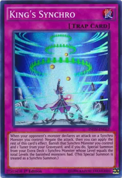 King's Synchro - INOV-EN067 - Super Rare - 1st Edition Near Mint Yugioh! Card - Image 1
