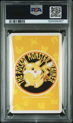 PSA 10 GEM MINT Pokemon Yellow Playing Card - Weedle 5 of Clubs (POP 2) - Image 3
