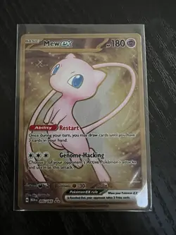 Pokemon 151 Promo mew metal card 205/165 MINT CONDITION! - Image 1