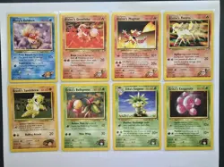 Lot Of 8 Pokemon Cards Gym Heroes Set Vintage Nm/lp Condition - Image 1