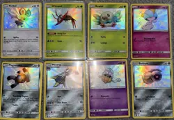 Pokemon Hidden fates CCG TCG Shiny Holo Foil Holofoil Lot Of 8 Cards - Image 1