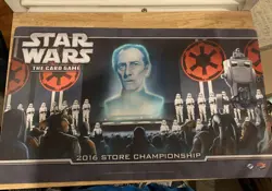 Star Wars The Card Game Store Championship 2016 Grand Moff Tarkin Playmat - Image 1