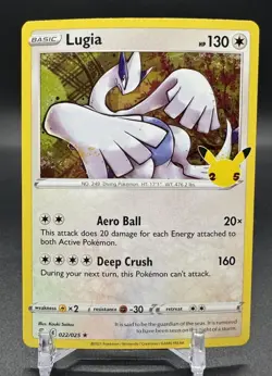Lugia 022/025 Holo Rare Celebrations 25th Anniversary Pokemon Card NM-Mint - Image 1