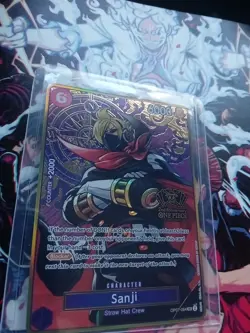 One Piece TCG - Sanji - OP07-064 - JAPANESE 2ND ANNIVERSARY - English Card - Image 3