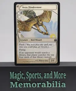 MTG Aven Mindcensor 2007 Future Sight Card #18 Magic the Gathering LP - Image 1