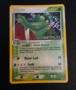 Sceptile EX Emerald 10/106 Reverse Holo Foil 2005 Pokemon Card - Image 2