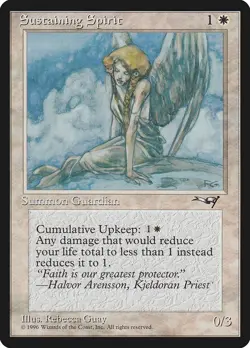 Sustaining Spirit Alliances PLD White Rare MAGIC THE GATHERING CARD ABUGames - Image 1