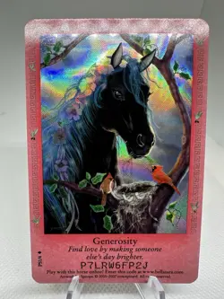 Bella Sara Generosity PS1/4 (Ancient Lights) Promo Foil Rare Trading Card TCG - Image 1
