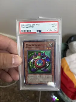 Yu-Gi-Oh! Time Wizard RP01 #EN035 Mint 9 PSA Graded Card - Image 1