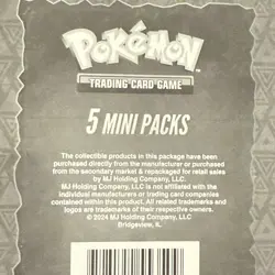 5x MJ Holdings Booster Pokemon TCG Trick Or Trade 25 Mini Packs 3 Cards Each =75 - Image 2