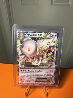 Pokemon TCG Mega-Audino-EX Fates Collide Holo Card 85/124 Rare EX - Image 1