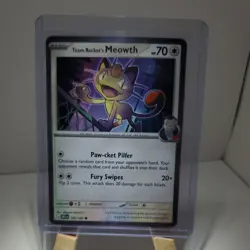 Team Rocket's Meowth (Cosmos Holo) 149/182 Miscellaneous Cards & Products Holo - Image 2