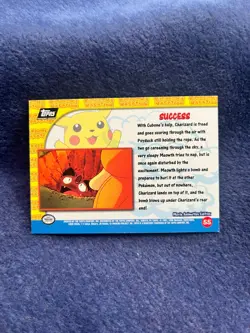 1999 Topps Pokemon Movie Card Pikachu's Vacation: Success Holo - Image 2
