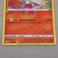 Reshiram 017/072 - Amazing Rare Holo Shining Fates Pokemon TCG Card NM Near Mint - Image 5