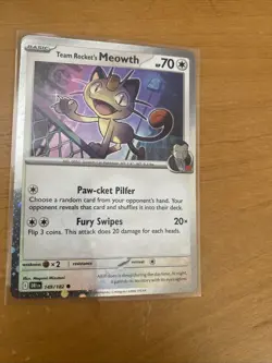 Team Rocket's Meowth (Cosmos Holo) 149/182 Miscellaneous Cards & Products Holo - Image 1
