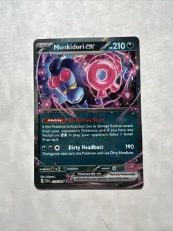 Munkidori ex 037/064 SV: Shrouded Fable Pokemon TCG Double Rare Card - Image 1