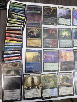 X123 Card Lot MTG Lord of the Rings, Foils, X41 Rare X6 Mythic, Showcase & More - Image 2