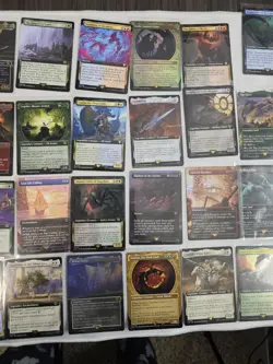 X123 Card Lot MTG Lord of the Rings, Foils, X41 Rare X6 Mythic, Showcase & More - Image 4