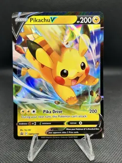 Pokemon TCG Pikachu V SWSH285 SWSH: Sword & Shield Promo Cards Holo - Image 1