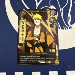 Naruto TCG Naruto Uzumaki PR 061 Foil Promo Card English Light Played - Image 1