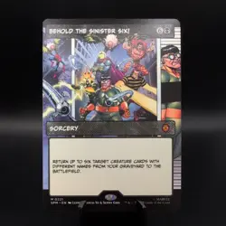 MTG Behold the Sinister Six! (Borderless) Marvel's Spider-Man Regular - Image 1