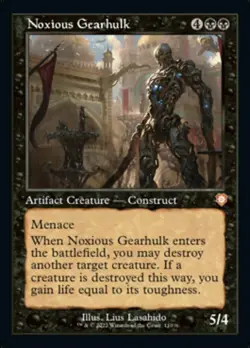 NM-Mint, English MTG Regular Noxious Gearhulk Commander: The Brothers' War Magic - Image 1