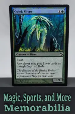 MTG Quick Sliver Premium Deck Series: Slivers Foil Common Magic The Gathering LP - Image 1