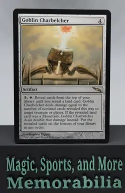 MTG Goblin Charbelcher Mirrodin Regular Rare Magic The Gathering LP - Image 1