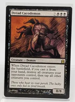 MTG Dread Cacodemon Commander 2011 Magic the Gathering LP - Image 1