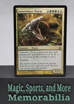 MTG Autochthon Wurm - Ravnica - 191/306 Regular - Rare Magic The Gathering LP - Image 1