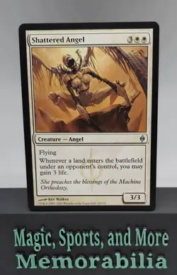 MTG Shattered Angel New Phyrexia Regular Uncommon Magic The Gathering LP - Image 1