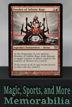 MTG Honden of Infinite Rage Champions of Kamigawa Magic The Gathering LP - Image 1