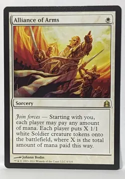 MTG Alliance of Arms - Commander - Magic the Gathering -LP - Image 1