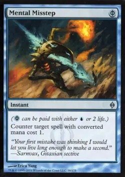 MTG Mental Misstep New Phyrexia LP Magic The Gathering - Image 1