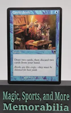 MTG Careful Study Odyssey Regular Common Magic The Gathering LP - Image 1