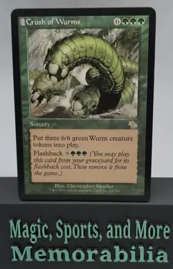 MTG Crush of Wurms Judgment Regular Rare Magic The Gathering LP - Image 1