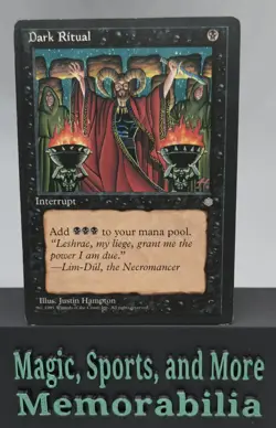 MTG Dark Ritual Ice Age Regular Common Magic The Gathering MP - Image 1