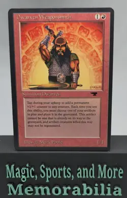 MTG Dwarven Weaponsmith Antiquities Regular Uncommon Magic The Gathering LP - Image 1