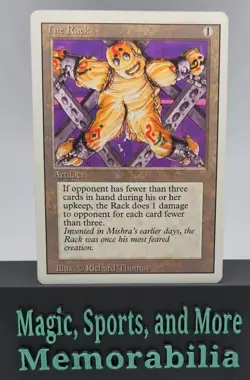 MTG The Rack Revised Edition 1994 Regular Uncommon Magic The Gathering LP - Image 1
