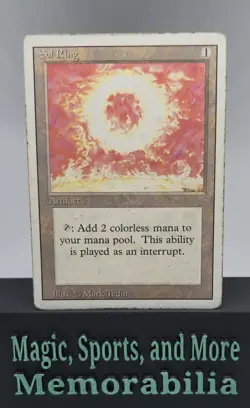 MTG Sol Ring Revised Edition Regular Uncommon Magic The Gathering HP - Image 1