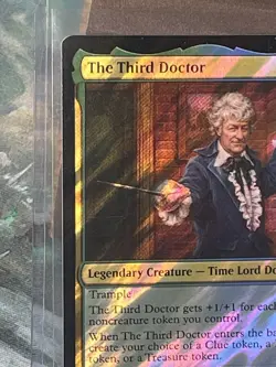 MTG The Third Doctor RARE Doctor Who SURGE FOIL 0767 NM/Mint - Image 5