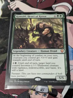 MTG Kamahl, Heart of Krosa Commander Legends 237/361 Foil Mythic - Image 1
