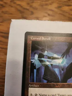 MTG Rare uncommon Cursed Scroll Tempest 1997 Near Mint + Magic The Gathering - Image 2