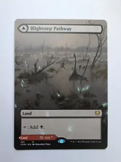 MTG Blightstep Pathway (KHM) Kaldheim Borderless Regular Rare 291 - Image 1