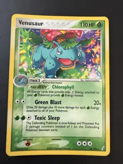 Pokemon TCG 2006 Crystal Guardians Venusaur 29/100 Rare Holo Near Mint - Image 1