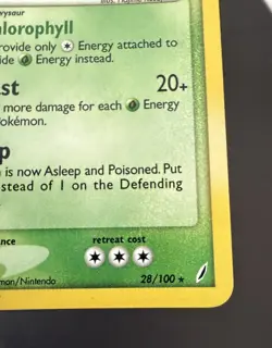 Pokemon TCG 2006 Crystal Guardians Venusaur 29/100 Rare Holo Near Mint - Image 3