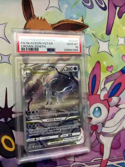 Pokemon Crown Zenith Galarian Gallery Glaceon VSTAR GG40/GG70 PSA 10 - Image 3