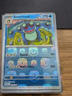 Seismitoad 021/086 Black Bolt Master Ball - Near Mint - Pokemon TCG - Image 1