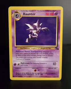 Pokemon TCG - HAUNTER - 21/62 - RARE - UNLIMITED - FOSSIL (1999) - WOTC - LP - Image 1