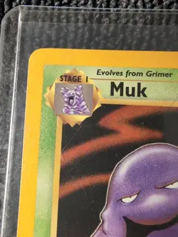 Pokemon TCG Muk 28/62 Fossil Unlimited Non-Holo Rare Vintage LP - Image 3